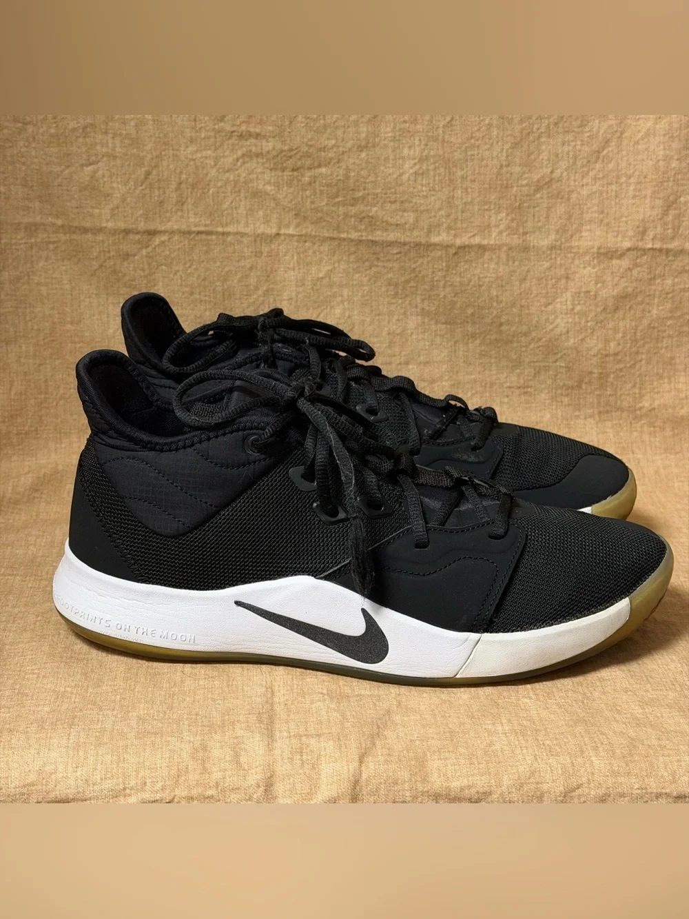 NIKE PG3 Paul George Black Basketball Shoes Men's Size 11